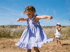 MarMar Danita dress with navy stripes  